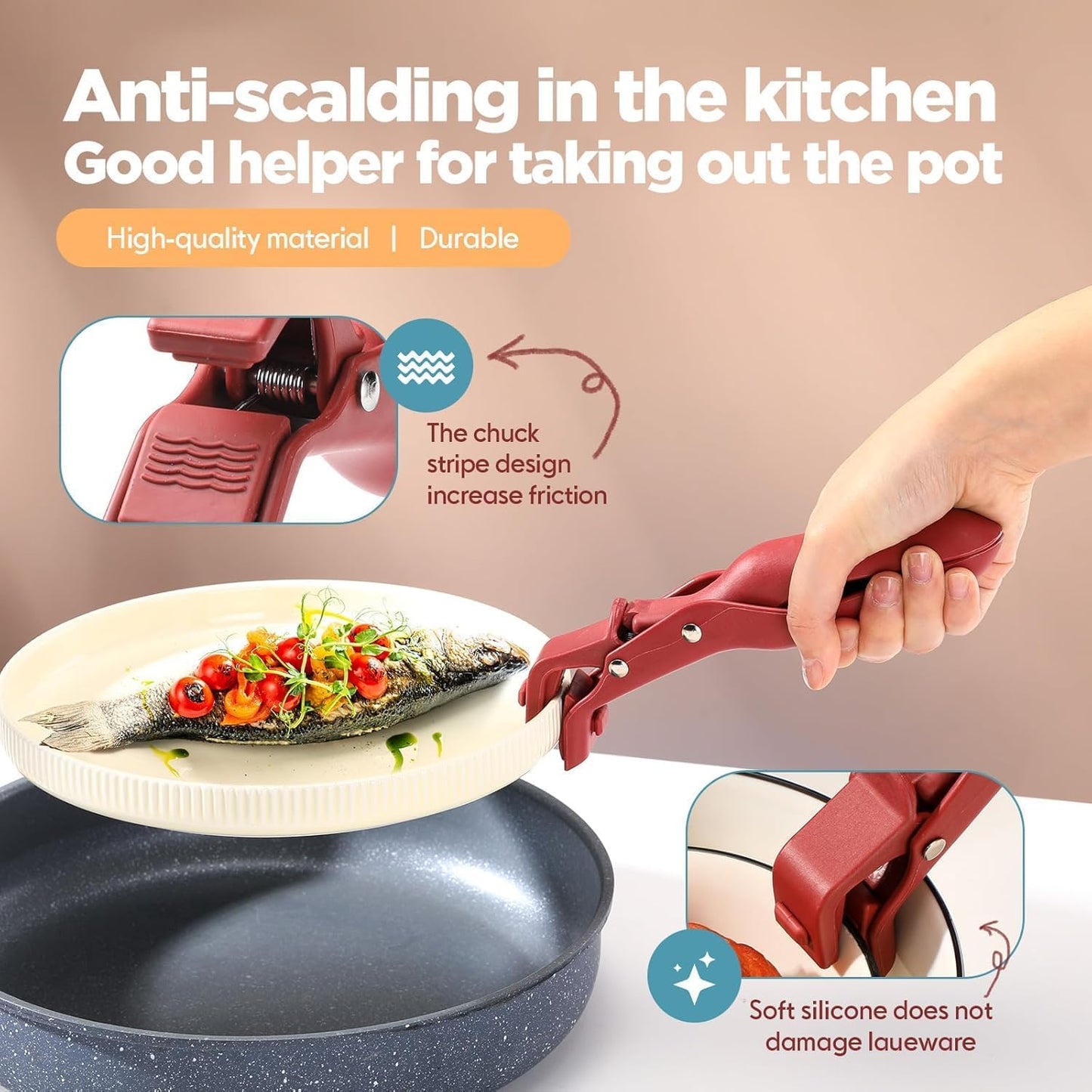 Anti Scald Dish Pot Holder (Pack of 2)